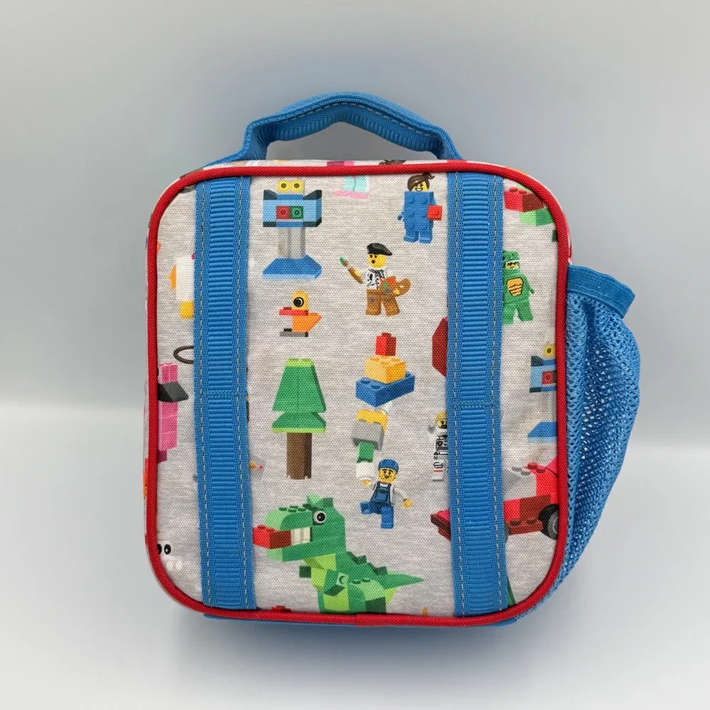 Pottery Barn Kids LEGO Lunch Box Boy Mackenzie Insulated Minifigure School Bag